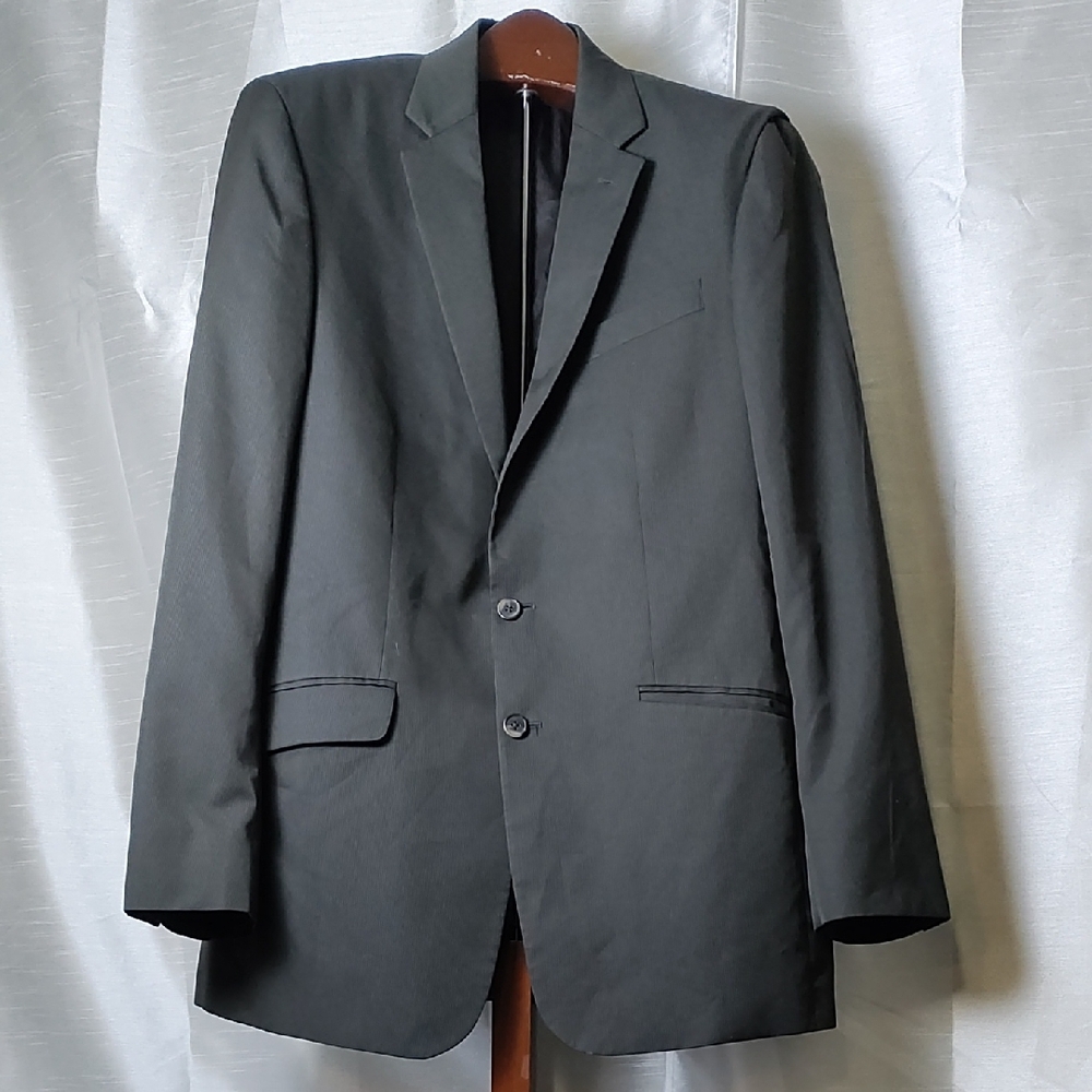 Kenneth Cole Reaction Dark Gray Men's Blazer